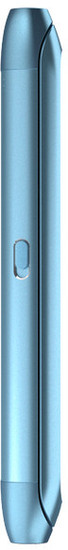 Nokia E7 Communicator, blau - Seitenansicht 1 (Slider geschlossen)