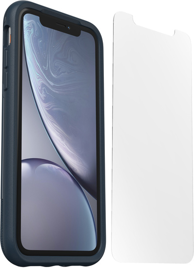 OtterBox Slim Case iPhone XR incl. Alpha Glass, Lucent Jade, blau -