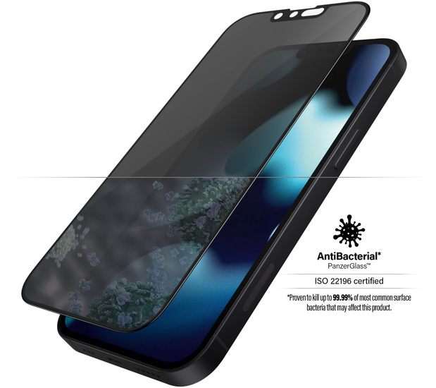 PanzerGlass E2E iPhone 13 mini Privacy Case Friendly, Black *PRO -