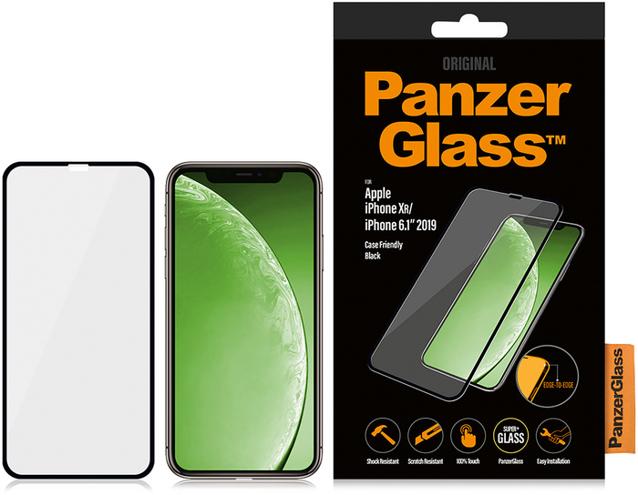 PanzerGlass Edge to Edge for iPhone 11 / XR black -