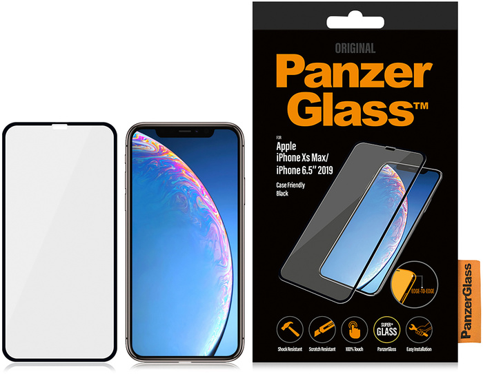 PanzerGlass Edge to Edge for iPhone 11 Pro Max / XS Max black -