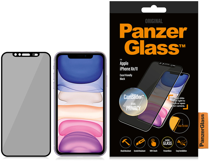 PanzerGlass Edge-to-Edge Privacy CamSlider for iPhone 11 black -