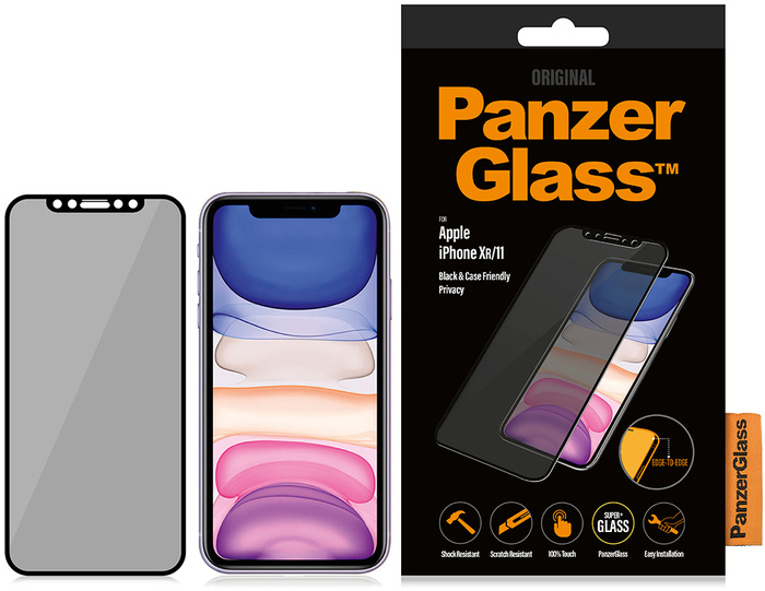 PanzerGlass Edge-to-Edge Privacy for iPhone 11 black -