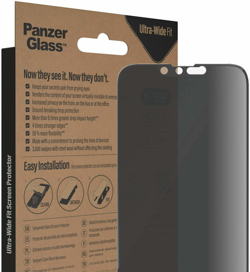 PanzerGlass iPhone 14/13/13 Pro Ultrawide Privacy AB -