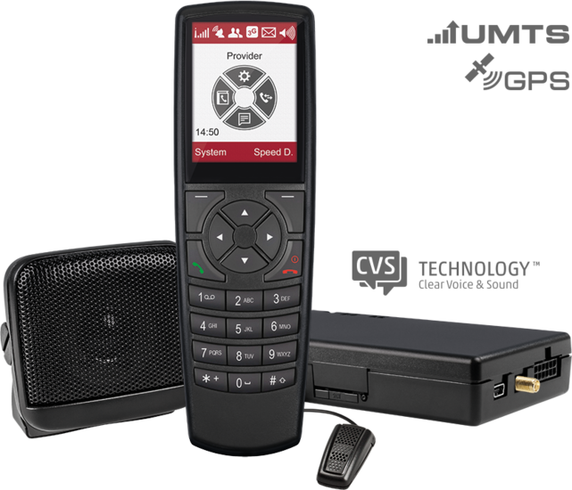 pei tel PTCarPhone 530 UMTS und GPS-Modul, schwarz