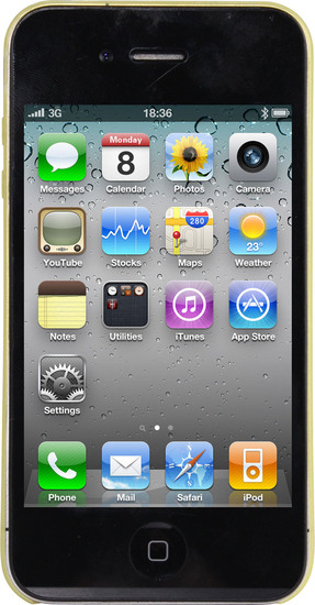 Twins Micro fr iPhone 4, gelb -