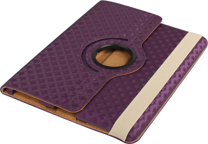 Twins Folio Stand 360 fr iPad 3, violett -