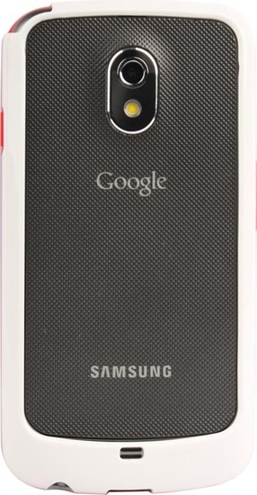 Twins 2Color Bumper fr Samsung i9250 Galaxy Nexus, rot-wei -