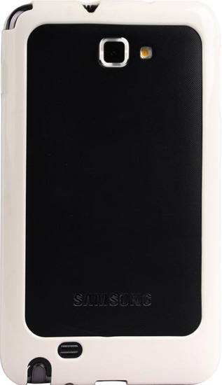 Twins Color Bumper fr Samsung Galaxy Note, wei -