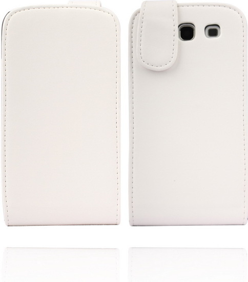 Twins Flip-Flap fr Samsung Galaxy S3, wei