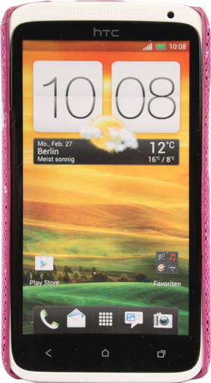 Twins Disco fr HTC One X, pink -