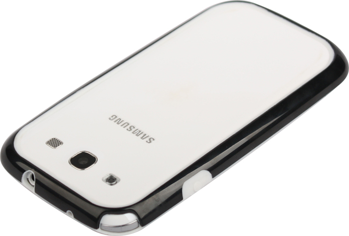 Twins 2Color Bumper fr Samsung Galaxy S3, wei-schwarz -