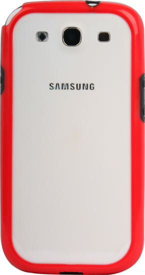 Twins 2Color Bumper fr Samsung Galaxy S3, schwarz-rot -