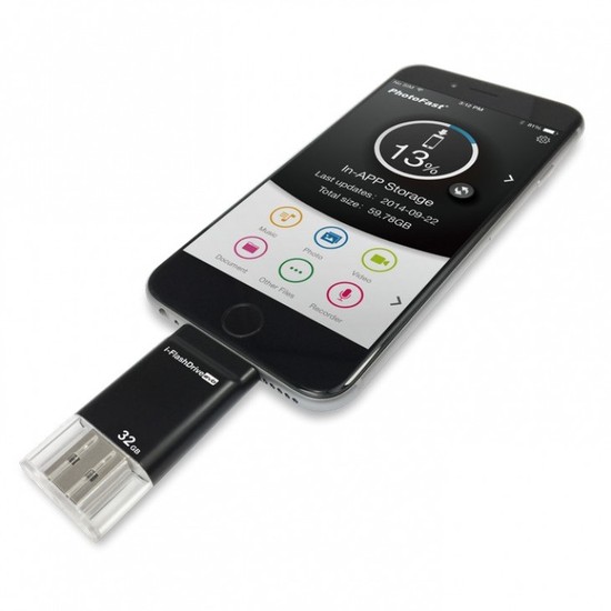 PhotoFast i-FlashDrive EVO USB Stick 32GB Lightning & USB 3.0 IFDEVO32GB -