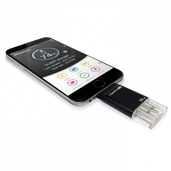 PhotoFast i-FlashDrive EVO USB Stick 32GB Lightning & USB 3.0 IFDEVO32GB -