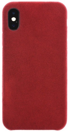 Power Support Ultrasuede Air Jacket Apple iPhone X rot