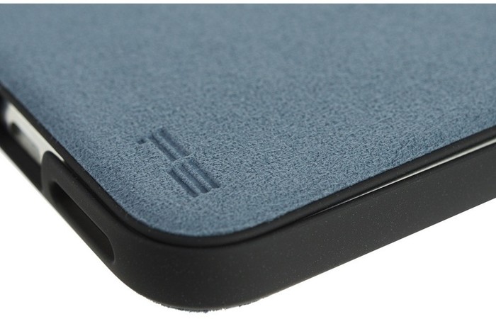 Power Support Ultrasuede Flip Case Apple iPhone X himmelblau -