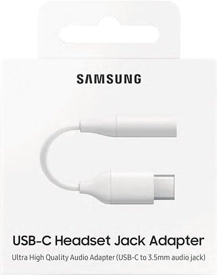 Samsung Adapter USB Typ C auf 3,5 mm Klinkenanschluss, white -