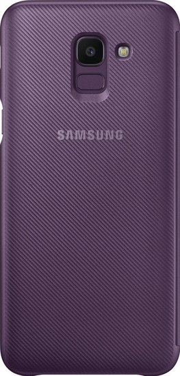 Samsung Flip Wallet, Galaxy J6 (2018), purple -