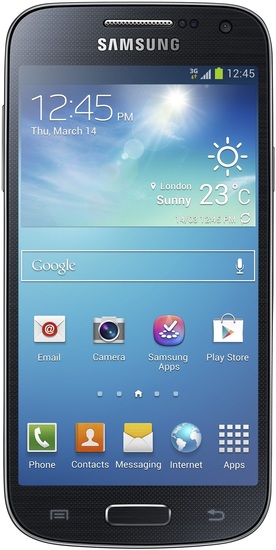 Samsung Galaxy S4 mini, Black Mist (Telekom) + Jabra Stereo Headset REVO, schwarz -