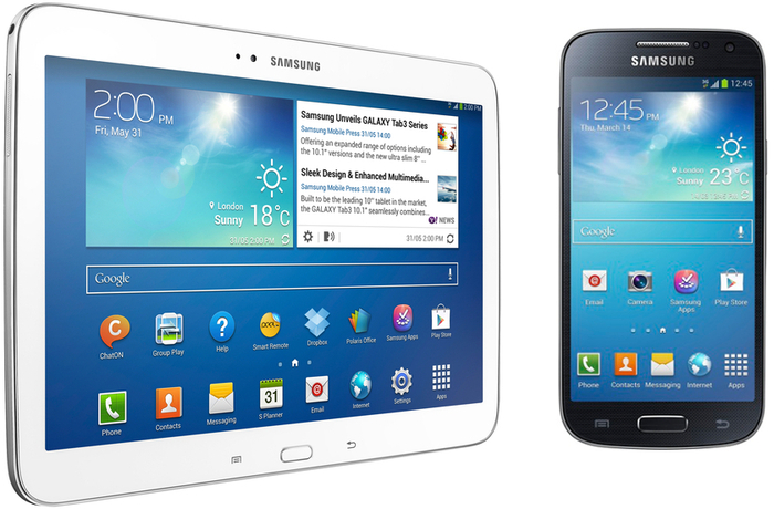 Samsung Galaxy S4 mini, schwarz + Galaxy Tab3 10.1 16GB (UMTS), wei (Vodafone) -