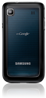 Samsung i9000 Galaxy S mit Vodafone Branding - Rckseite mit Google Schriftzug