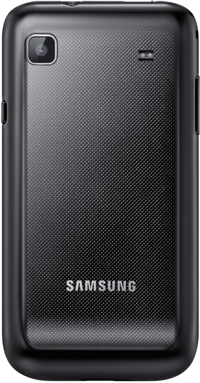 Samsung Galaxy S Plus, metallic black (Vodafone Edition) + Monster Beats Solo, wei (HTC ControlTalk) - Rckseite