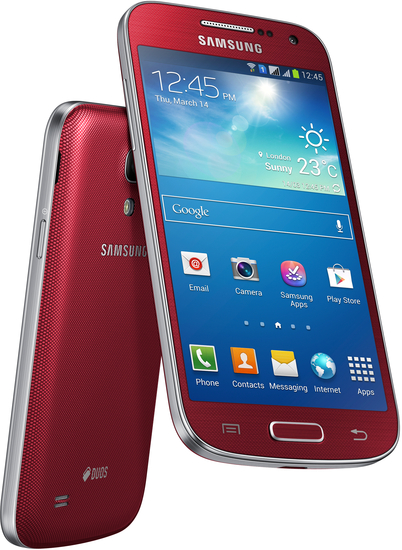 Samsung Galaxy S4 mini, rot -