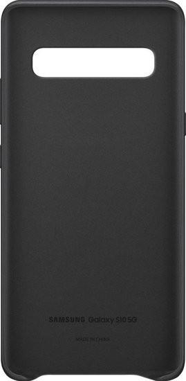 Samsung Leather Cover SM-G977F / Galaxy S10 5G, black -