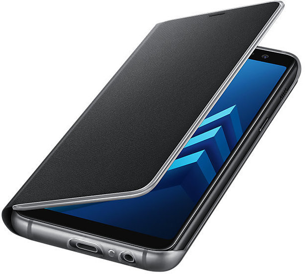 Samsung Neon Flip Cover, Galaxy A8, Black -