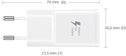 Samsung Schnellladegerät EP-TA20 USB-C, Weiß -
