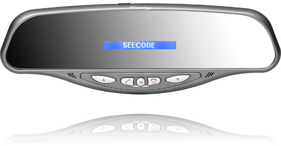 Seecode Bluetooth Freisprecheinrichtung Vossor Business (Rckspiegel)