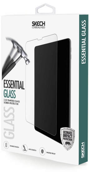 Skech Essential Tempered Glass Displayschutz, Apple iPad Air 10,9 (2020), SKID-PD10.8-GLPE-1 -