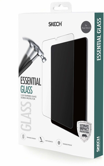 Skech Essential Tempered Glass Displayschutz | Apple iPad mini (2021) | SKID-MN21-GLPE-1 -
