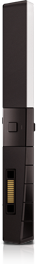 Sony Ericsson Xperia Pureness X5, schwarz - Seitenansicht