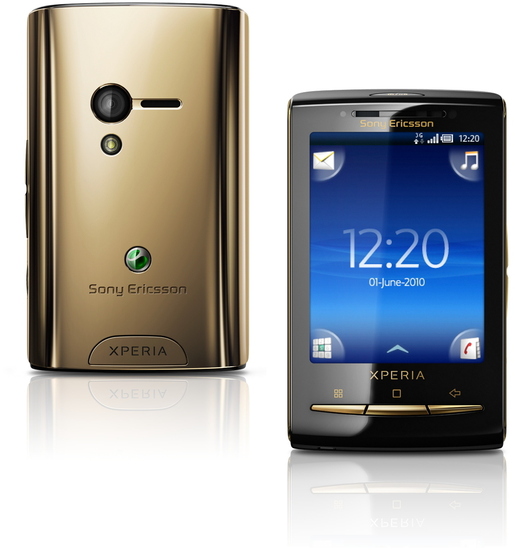 Sony Ericsson XPERIA X10 mini, gold