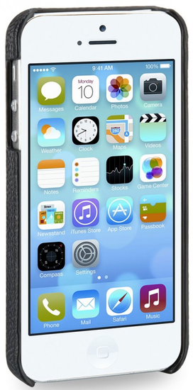 Stilgut BackCover fr Apple iPhone 5/5s/SE - schwarz -