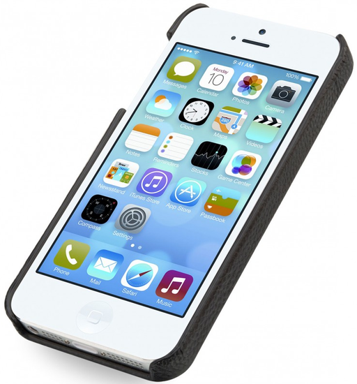 Stilgut BackCover fr Apple iPhone 5/5s/SE - schwarz -
