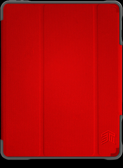 STM Dux Plus DUO Case, Apple iPad 10,2 (2019), rot/transparent, STM-222-236JU-02 -