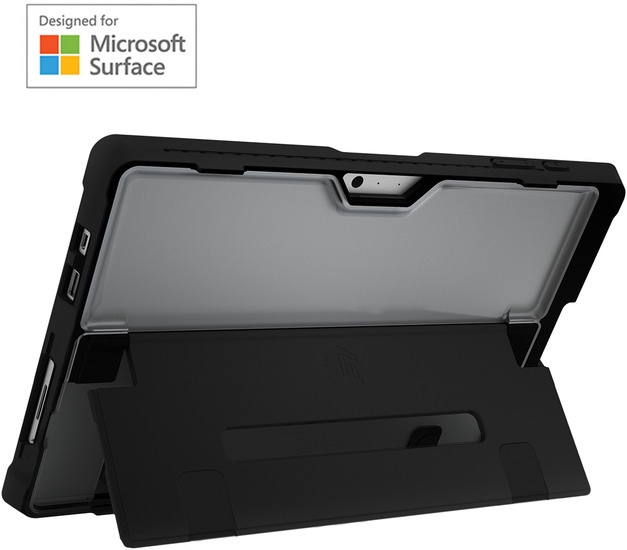 STM Dux Shell Case, Microsoft Surface Pro 7/6/5/LTE, schwarz/transparent, STM-222-260L-01