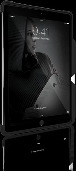 STM Dux Shell DUO Case, Apple iPad 10,2 (2019), schwarz/transparent, STM-222-242JU-01 -