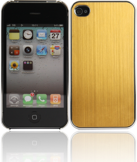 Twins Metal Cascade fr iPhone 4/4S, gold