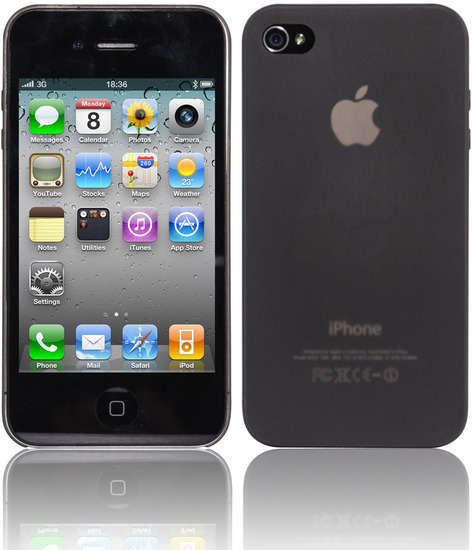 Twins Micro fr iPhone 4, schwarz