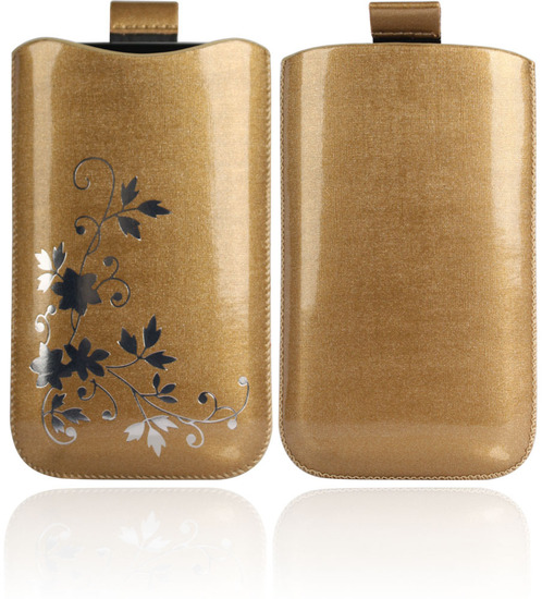 Twins Shiny Pouch Elegance fr iPhone 3G/4/4S, gold