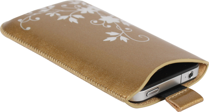 Twins Shiny Pouch Elegance fr iPhone 3G/4/4S, gold -