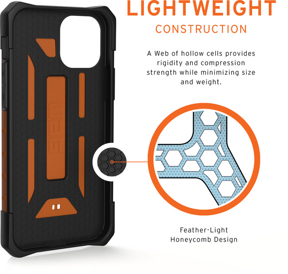 Urban Armor Gear Pathfinder Case, Apple iPhone 12/12 Pro, orange, 112357119797 -