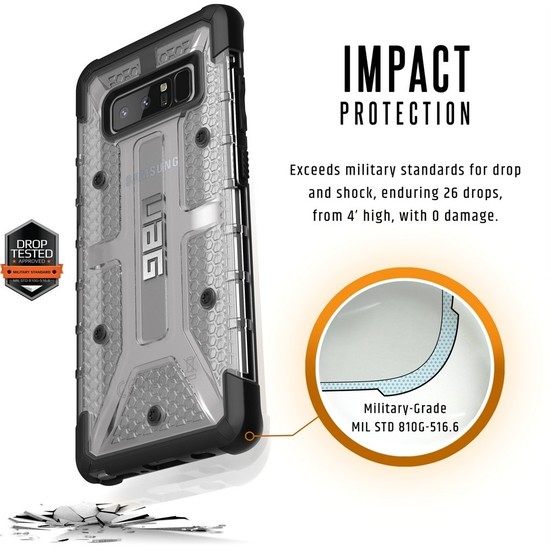 Urban Armor Gear Plasma Case - Samsung Galaxy Note8 - ice (transparent) -