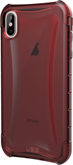 Urban Armor Gear Plyo Case, Apple iPhone XS Max, crimson (rot transparent) -