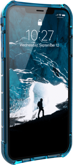 Urban Armor Gear Plyo Case, Apple iPhone XS Max, glacier (blau transparent) -