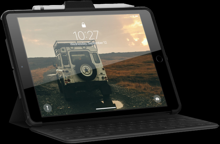 Urban Armor Gear Scout Case, Apple iPad 10,2 (2019), schwarz, 121918114040 -